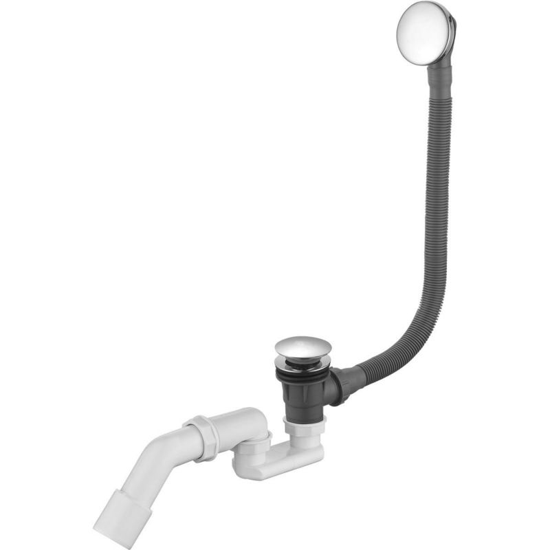 Syfon wannowy Oltens Fusa chrom klik-klak, korek przelewowy, 1 szt.