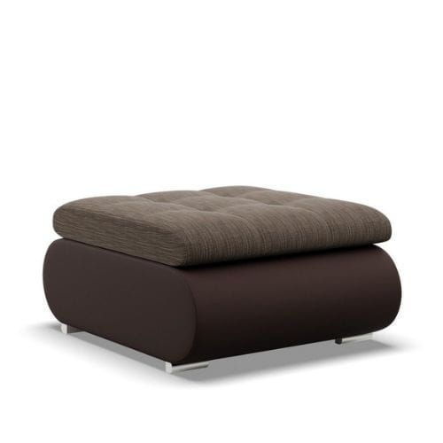 Pufa TYLETEGOTU schowek BOSCO ekoskóra brąz 1 szt