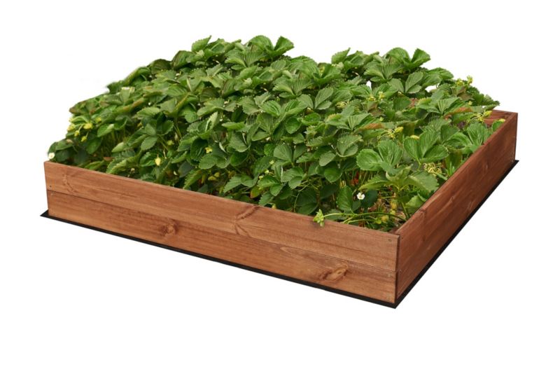 Grządka podwyższona MODO24 donica na warzywa brązowa impregnacja 18x103x100 cm 1 szt.