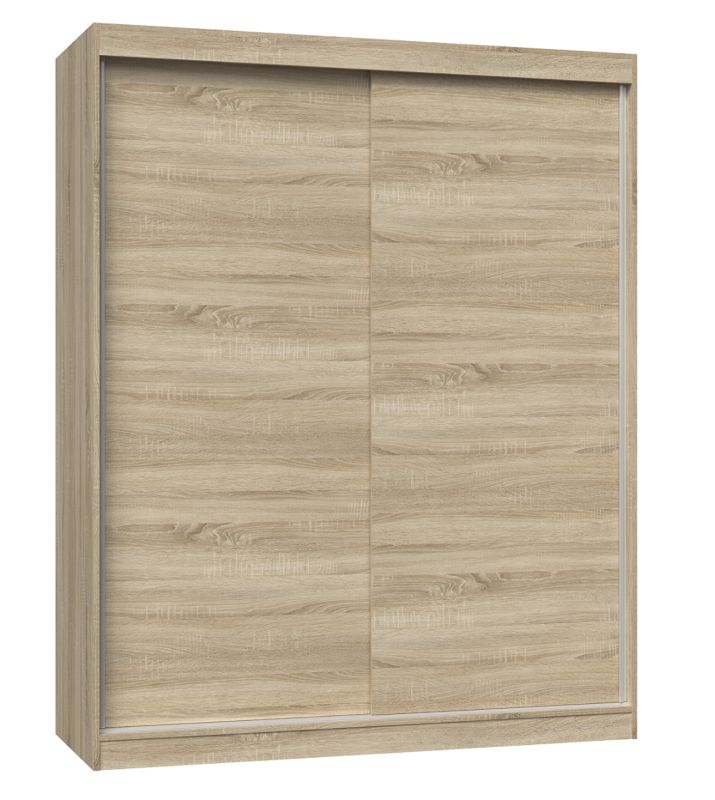Szafa Przesuwna Topeshop Iga 160 cm Drzwi Przesuwne Dąb Sonoma 61x160x200 cm 1 szt.