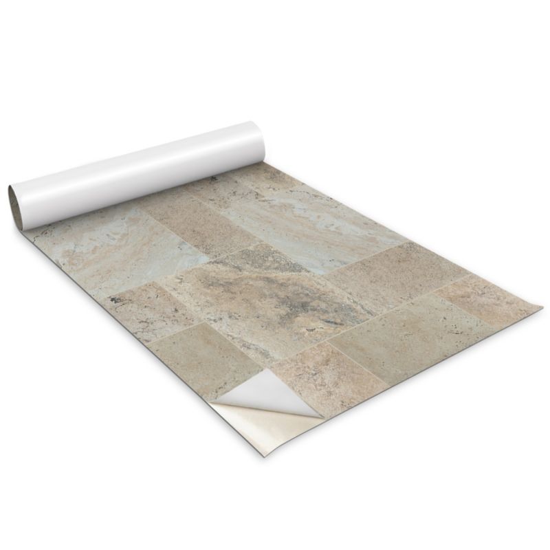 Okleina Meblowa Wallfluent 100x50 cm Kamienna podłoga Folia Na Meble I Szafki 1 rol.