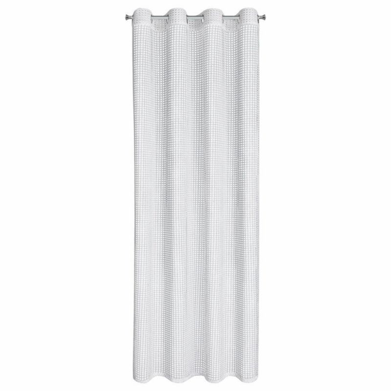 Firana Neri EUROFIRANY 140X250 Cm Biała Przelotki 1szt.