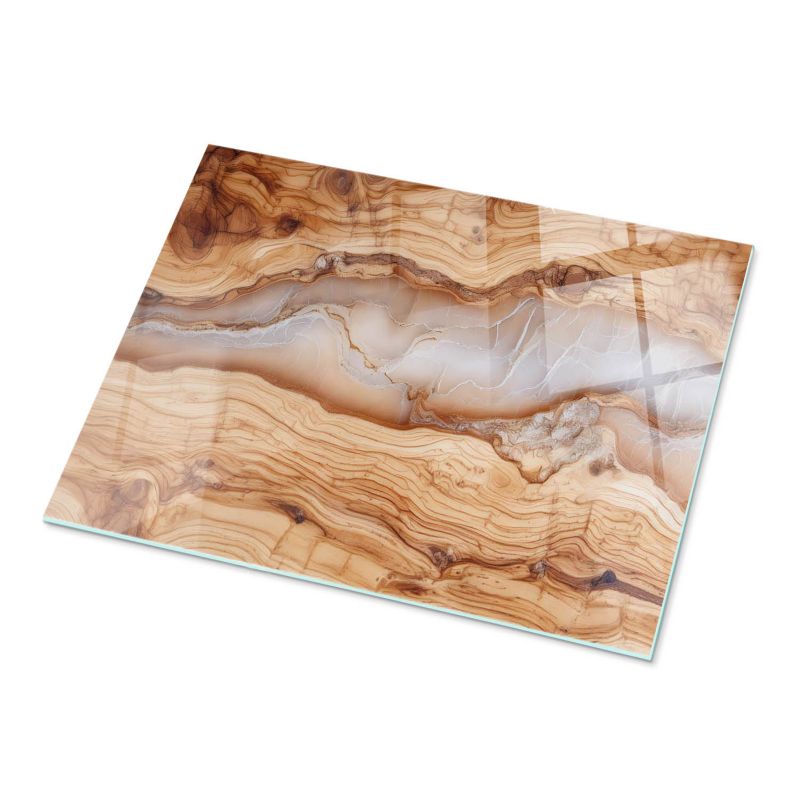 Blat ArtPrintCave 80x60 cm Naturalne drewno z żywicą Na Taras Stolik 1 szt.