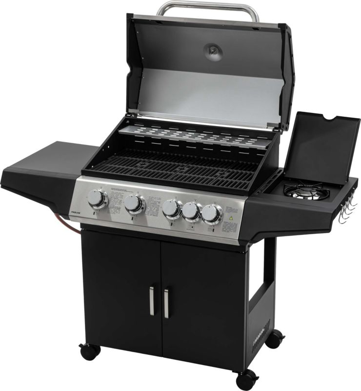 Grill gazowy czarny 4+1 / 15.75kW PROLINE 1 szt.