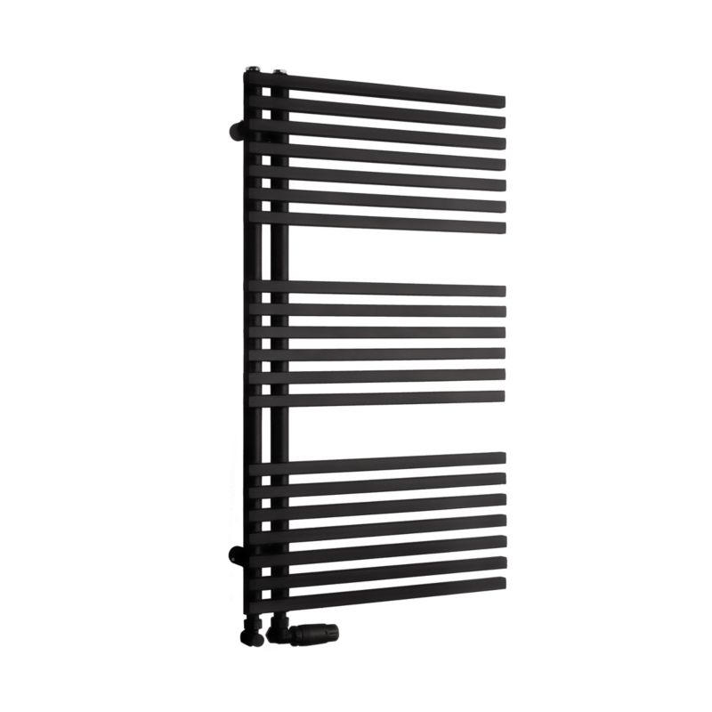 Grzejnik łazienkowy LUXRAD Typ E 883 x 500 mm czarny mat 9005 1 szt