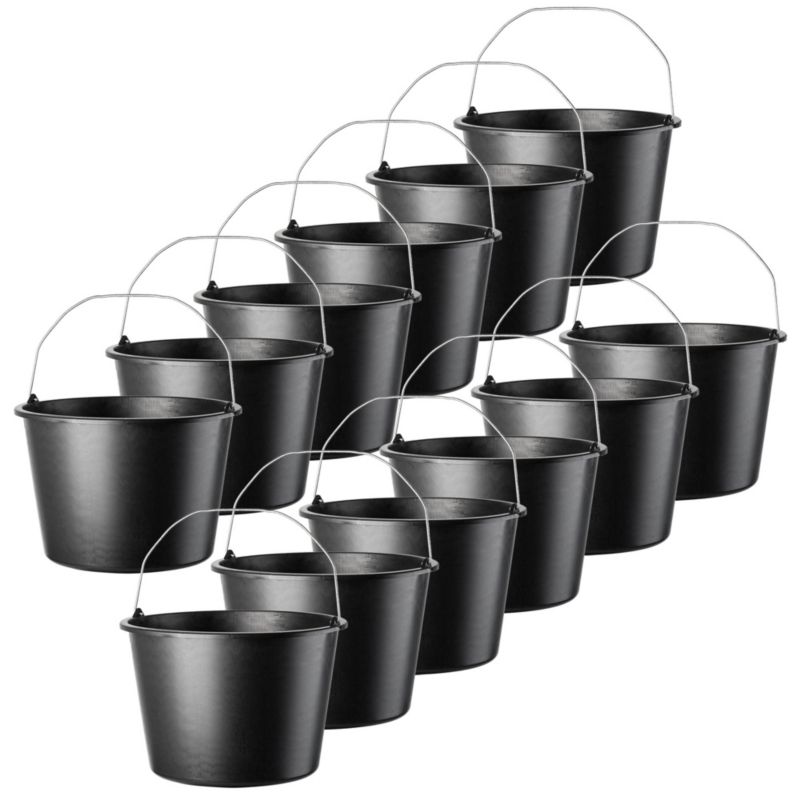 Wiadra KADAX Plastikowe Budowlane Gospodarcze 20L 12szt