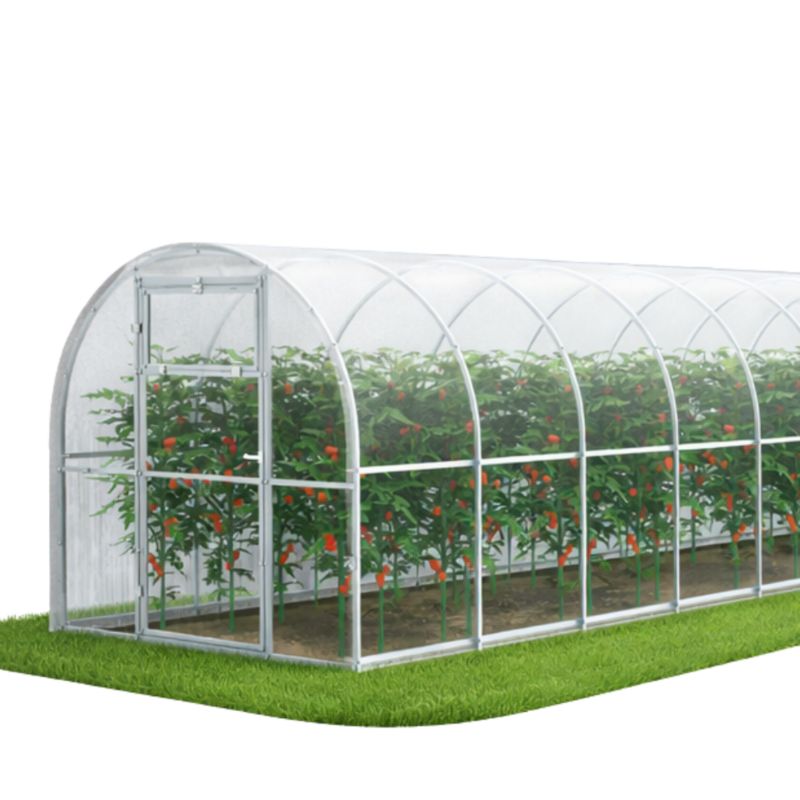 Szklarnia z poliwęglanu e-szklarnia.pl, 2,4x12 m profile 20x20 poliwęglan 5 mm - 1 szt