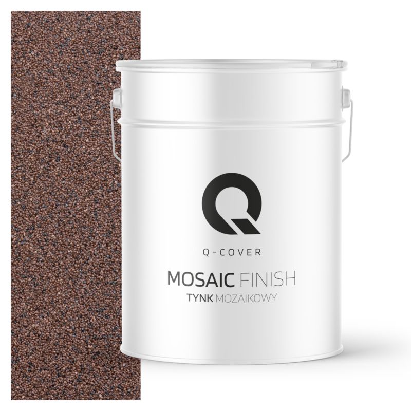 Tynk Mozaikowy Q-Cover Brązowy ciemny M81 12.5KG