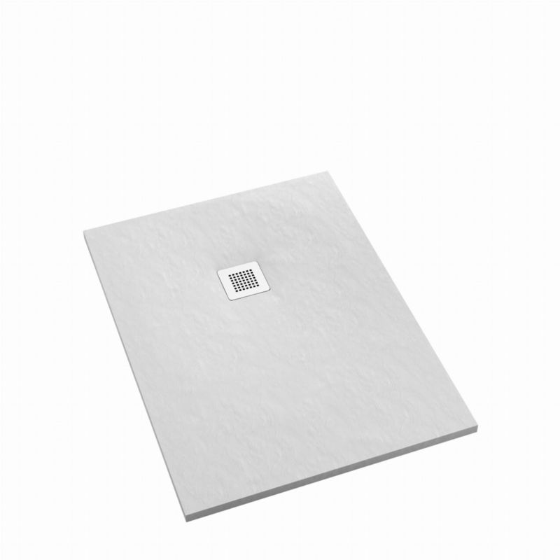 Brodzik arylowy Schedpol Kalait White Stone prostokątny 90x120 cm 3.3117/B/ST-M2 1 szt.