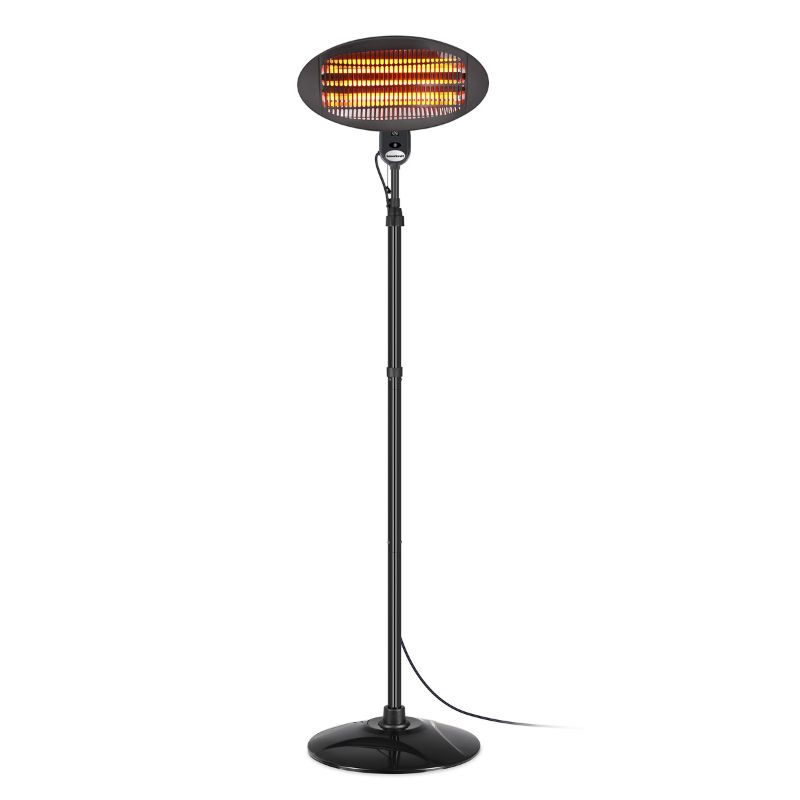 Elektryczny ogrzewacz Bauerkraft promiennik tarasowy stojący wiszący 2000W 1 szt.