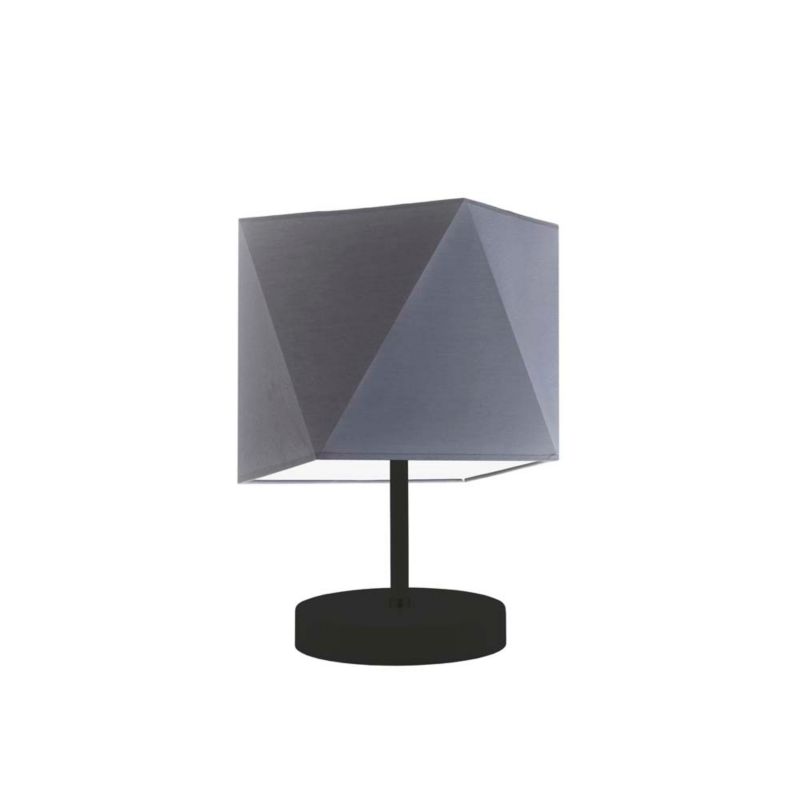 Lampka Nocna Volta Light Factory Picolo Abażur Szary Diament 1xE27 1szt.