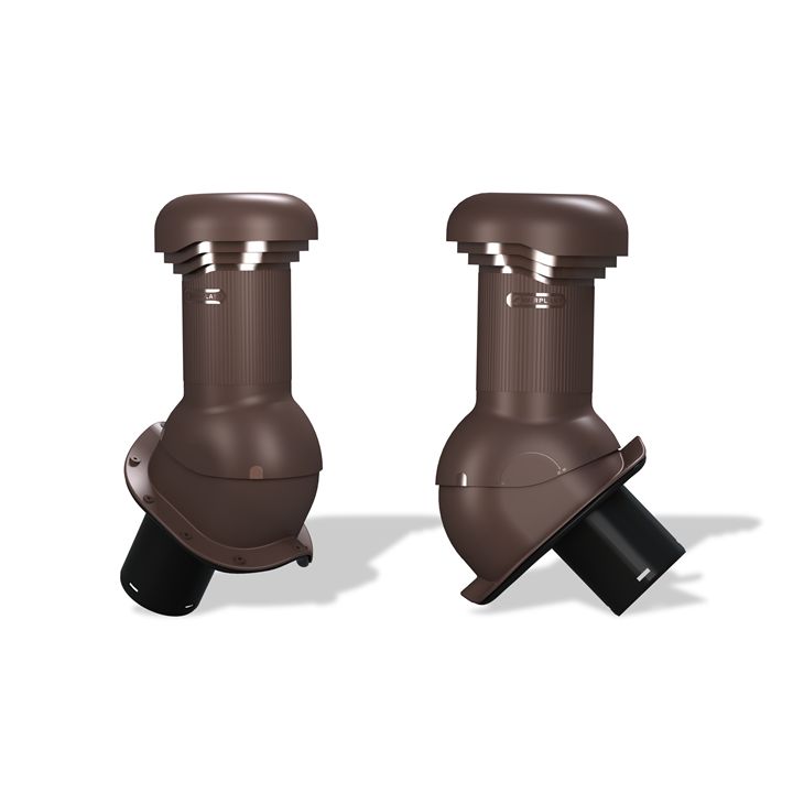 Kominek wentylacyjny WIRPLAST PERFEKTA PRO 125mm z odpływem kondensatu do blachodachówki i trapezu wentylacja 1szt.