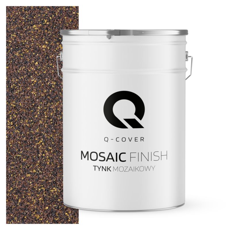 Tynk Mozaikowy Q-Cover Brązowy ciemny M82 25KG