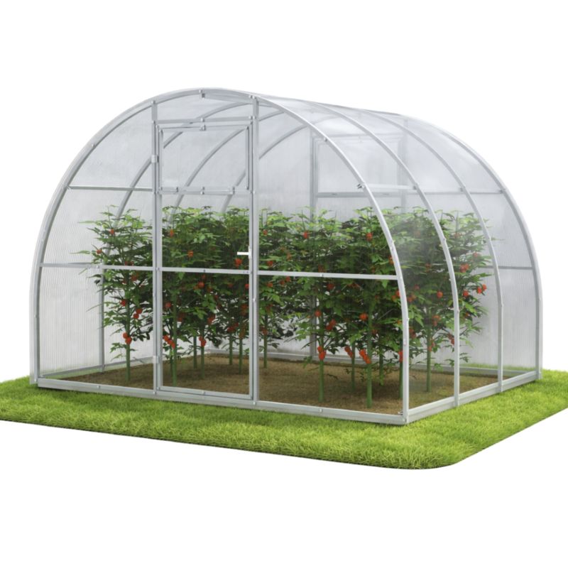 Szklarnia ogrodowa Tunel 3x2 m profile 20x20 poliwęglan 6mm - Szklarnia z poliwęglanu 1 szt