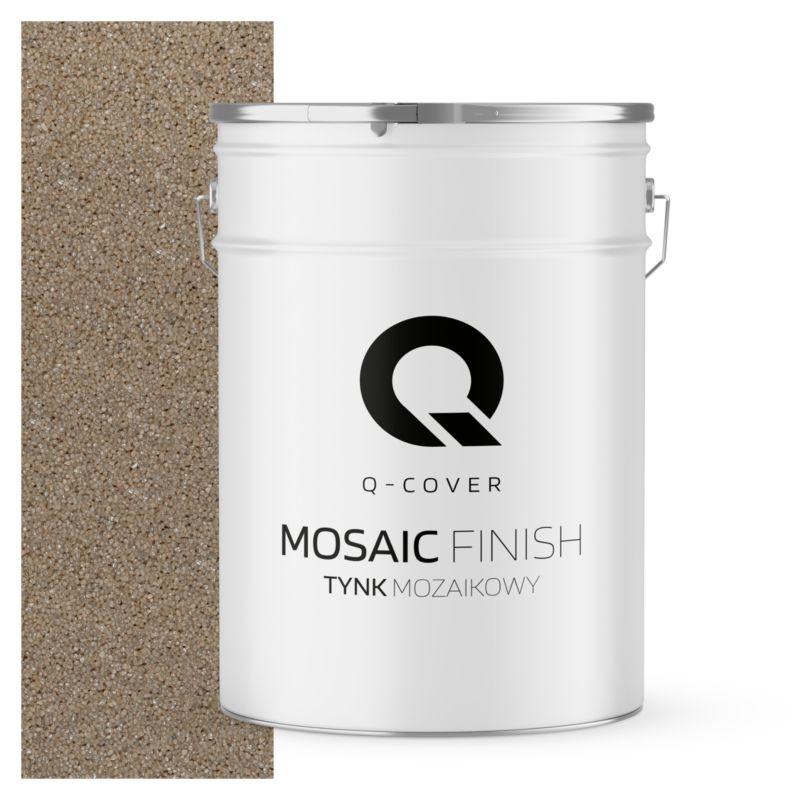 Tynk Mozaikowy Q-Cover Brązowy jasny M91 25KG