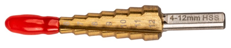 Wiertła stopniowe do metalu Modeco Expert 4-12 mm - zawieszka plastikowa - 1 szt.