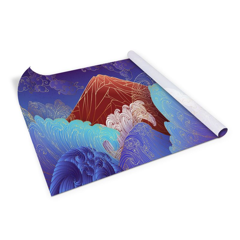 Samoprzylepna okleina Tulup 100x50 cm Góry fale w stylu azjatyckim 1 szt.
