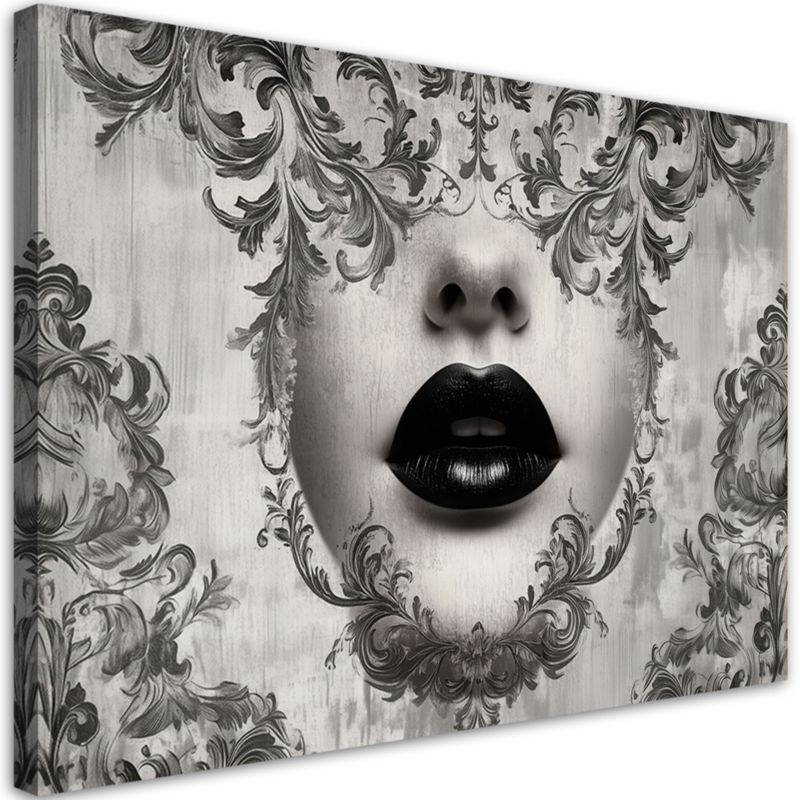 Obraz do salonu sypialni Feeby Twarz kobiety usta abstrakcja 120x80cm 1szt