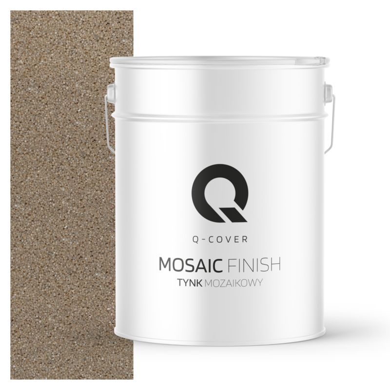 Tynk Mozaikowy Q-Cover Brązowy jasny M91 12.5KG