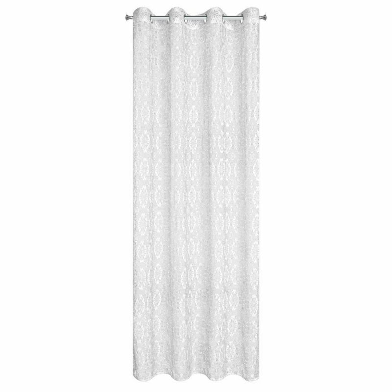 Firana IGA Eurofirany 140 x 250 cm biała siateczka w stylu boho 1 szt.