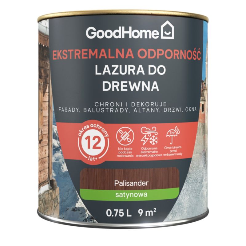 Lazura GoodHome 12 lat palisander 0,75 l