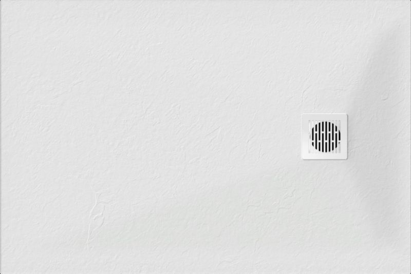 Brodzik konglomeratowy GoodHome Douro 140 x 80 x 3 cm biały