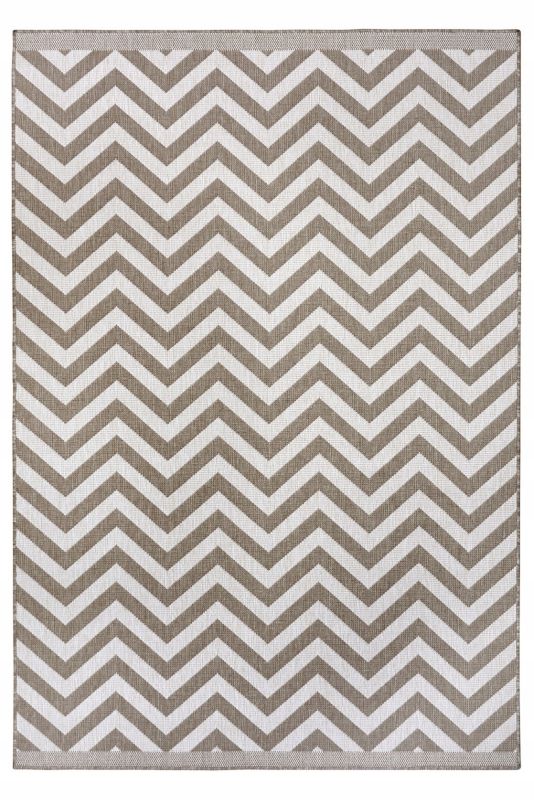 Dywan Northrugs na taras 120x170cm ,beżowo kremowy dwustronny,płasko tkany sznurkowy 1 szt.