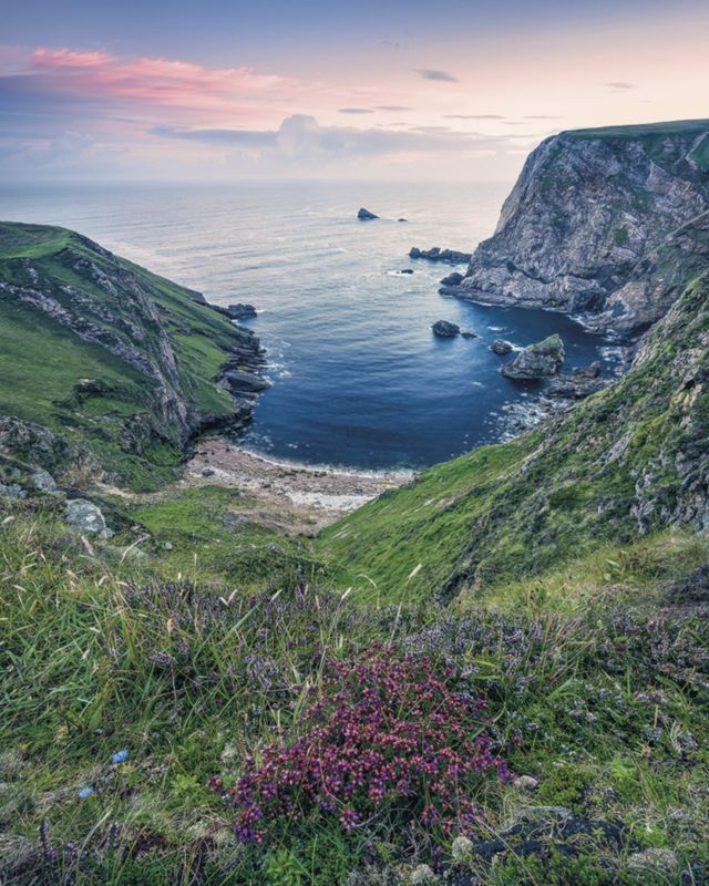 fototapeta Sanders & Sanders krajobraz niebieskimIzielonym 200 x 250 cm - 1 rol.