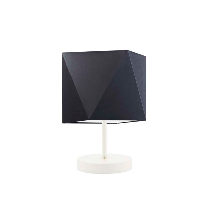 Lampka Nocna Volta Light Factory Picolo Abażur Biały/Czarny Diament 1xE27 1szt.