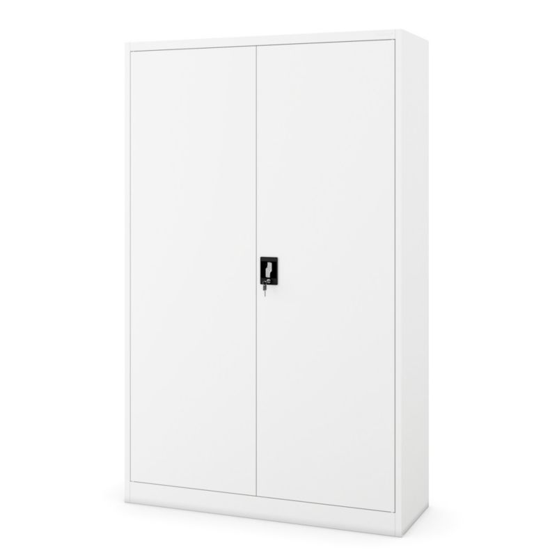 Szafa metalowa biurowa Jan Nowak 185x115x40 cm biała 1 szt