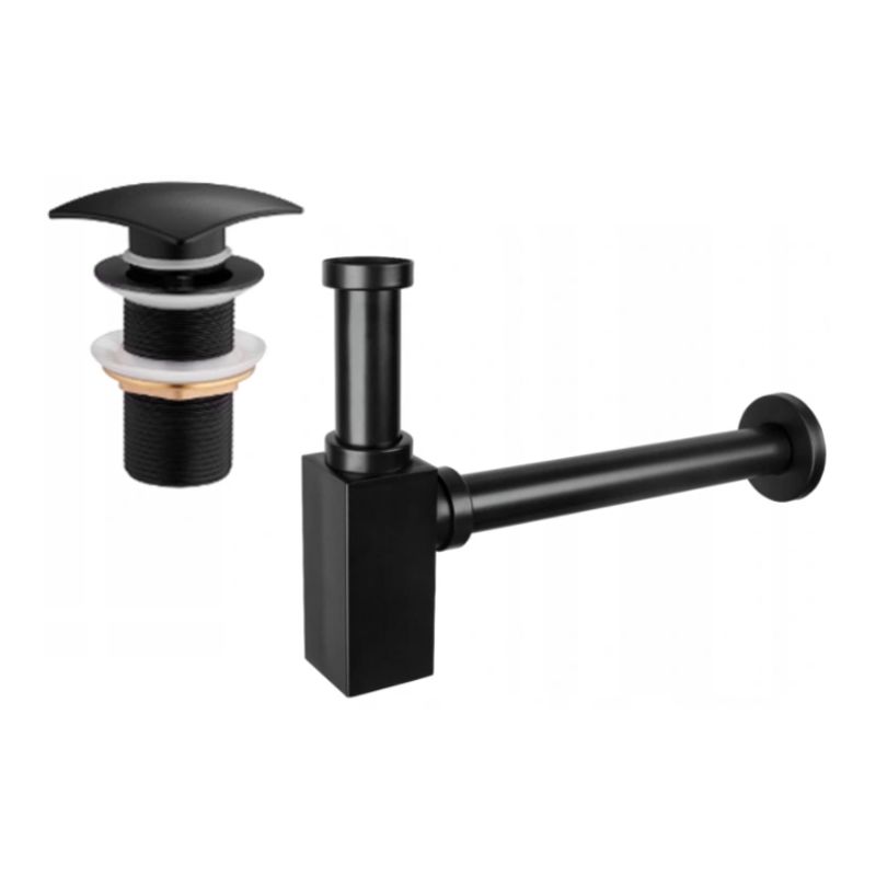 Półsyfon umywalkowy Mexen czarny 1 szt.