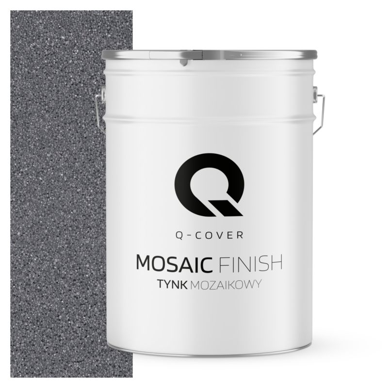 Tynk Mozaikowy Q-Cover Szary ciemny M05 25KG