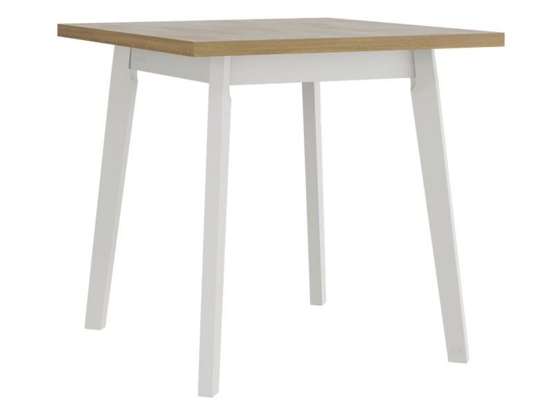 Stół kwadratowy MIRJAN 24 Oslo I 80x80 sonoma + biały 1 szt.
