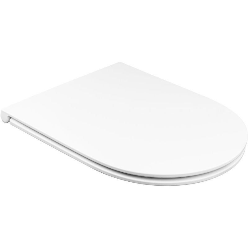 Deska sedesowa Oltens Jog Slim biała wolnoopadająca SoftClose click&clean 1 szt.