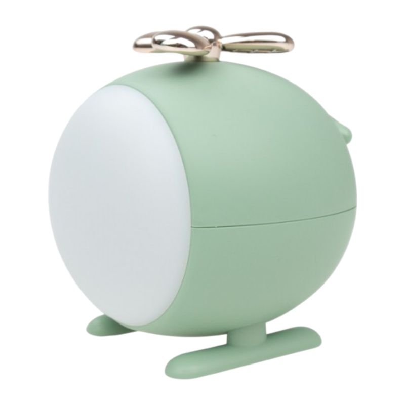 Lampka nocna LED Helikopter Marys zielona dla dzieci 1800K 3000K 2.5W bezprzewodowa USB 92x104x108 mm