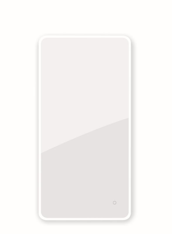 Lustro łazienkowe Oltens Nordlis LED 60x120 cm prostokątne bez ramy z matą grzewczą 1 szt.