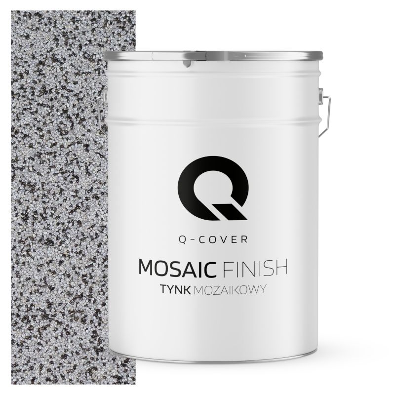 Tynk Mozaikowy Q-Cover Szary M34 25KG
