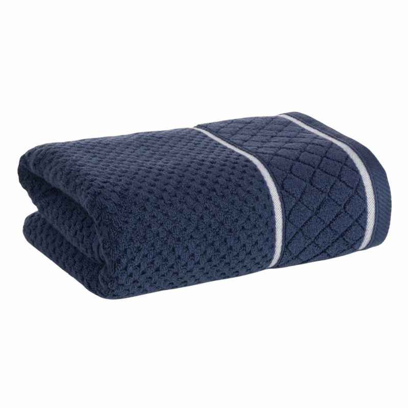 Ręcznik Kąpielowy Favori Eurofirany Bawełniany Granatowy 50X90 Cm Miękki I Chłonny 1 Szt.