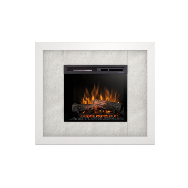 Kominek elektryczny Warmtec Litos 1400W 23" XHD Biały Mat, Crystal White 1 szt.