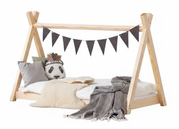 Łóżko dziecięce ADEKO Stolarnia MILA TP 80x180 sosna 1 szt.