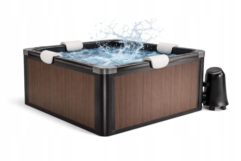 Jacuzzi Corciano Ogrodowe Panelowe twarde Całoroczne SPA Kwadratowen1szt.
