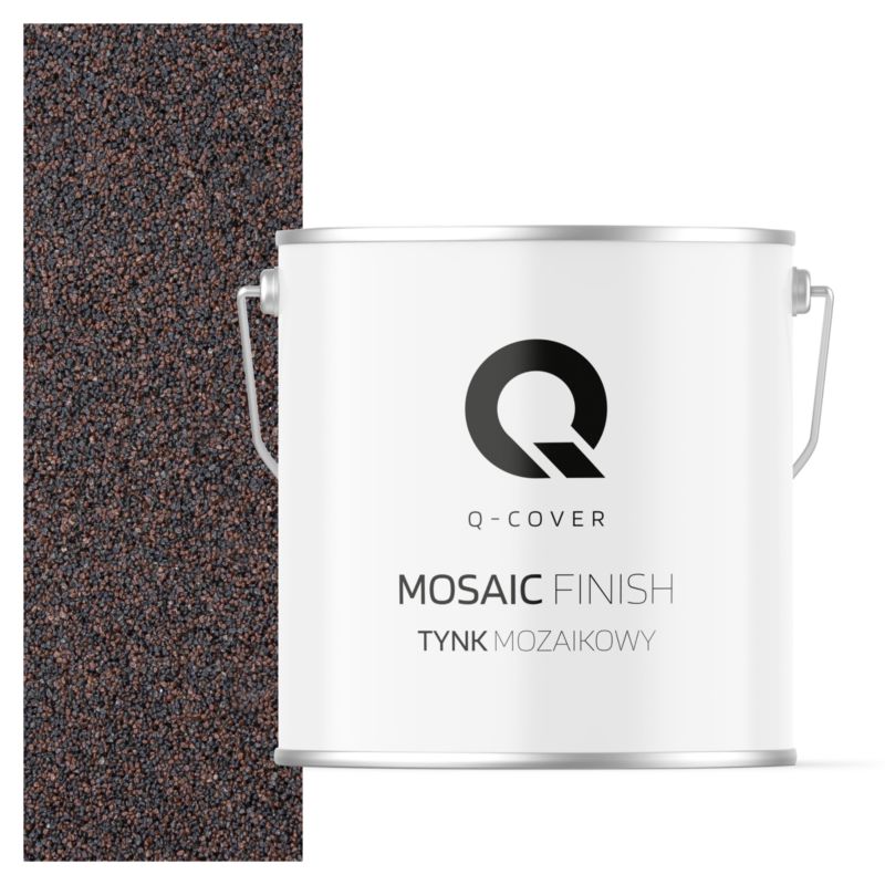 Tynk Mozaikowy Q-Cover Brązowy ciemny M83 7KG