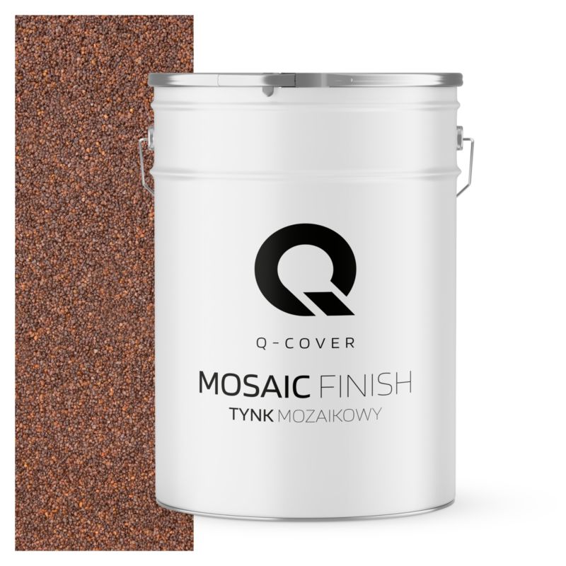 Tynk Mozaikowy Q-Cover Brązowy ciemny M72 25KG