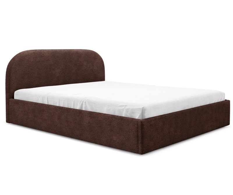 Łóżko MOON Sofello 140x200 boucle metalowy stelaż pojemnik Quelle 26 1 szt