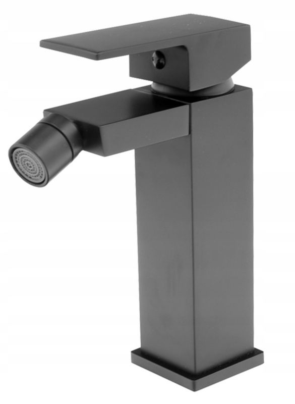 Bateria Bidetowa Łazienkowa Granitan Cube Czarna 1 szt.