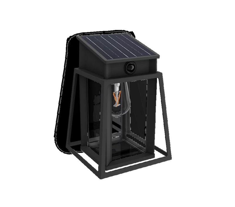 Kinkiet Ogrodowy Philips Lampa LED Solarna 3.2W 470lm 2700K IP44 z Czujnikiem Ruchu i Zmierzchu Czarna 1 szt.