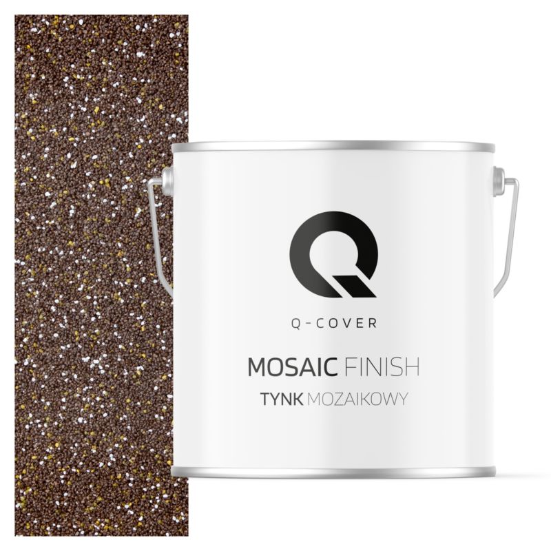 Tynk Mozaikowy Q-Cover Brązowy ciemny M63 7KG