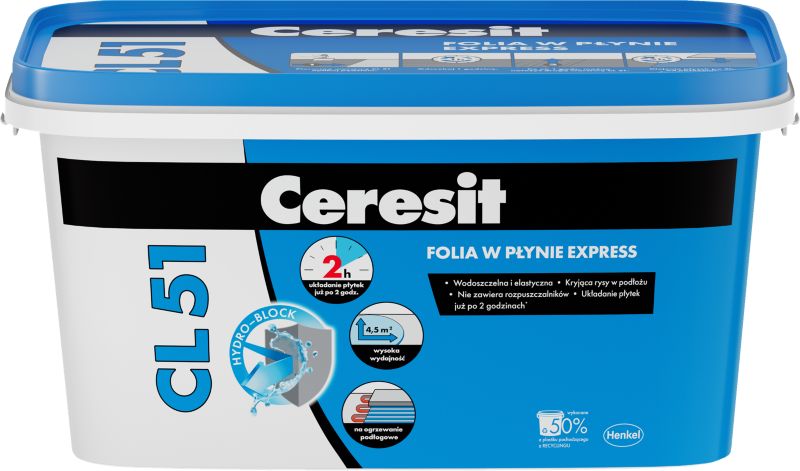 Folia izolacyjna w płynie Ceresit CL 51 5 kg