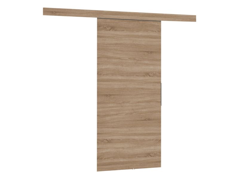 Drzwi przesuwne wewnętrzne MIRJAN 24 Malibu 100 + samodomykacz dąb sonoma 1 kpl.