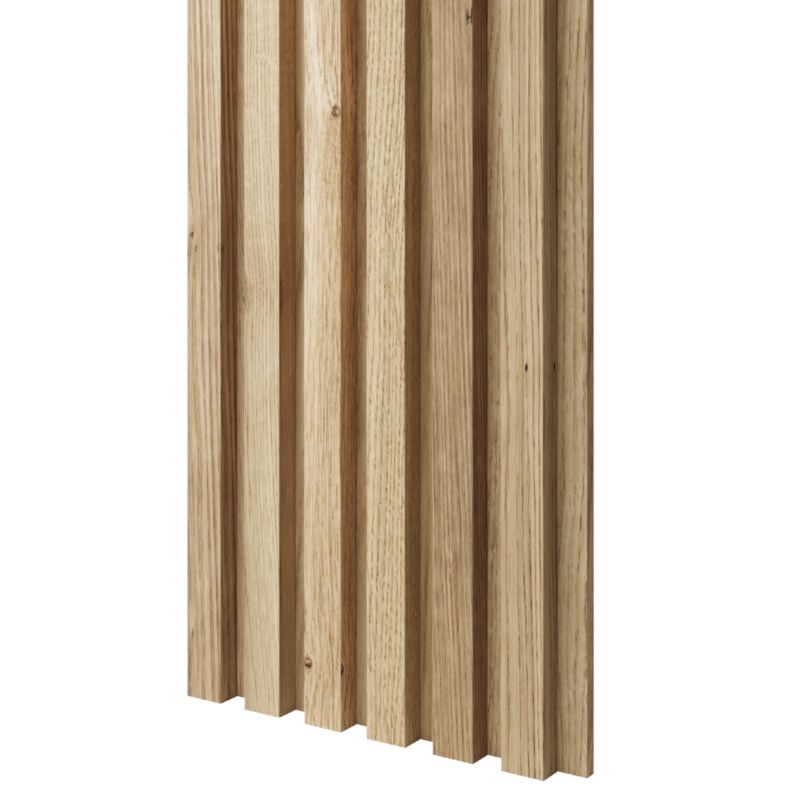 Lamele slim na fornirowanej płycie MDF LAMELE3D Fornir Dębowy Naturalny 1 szt